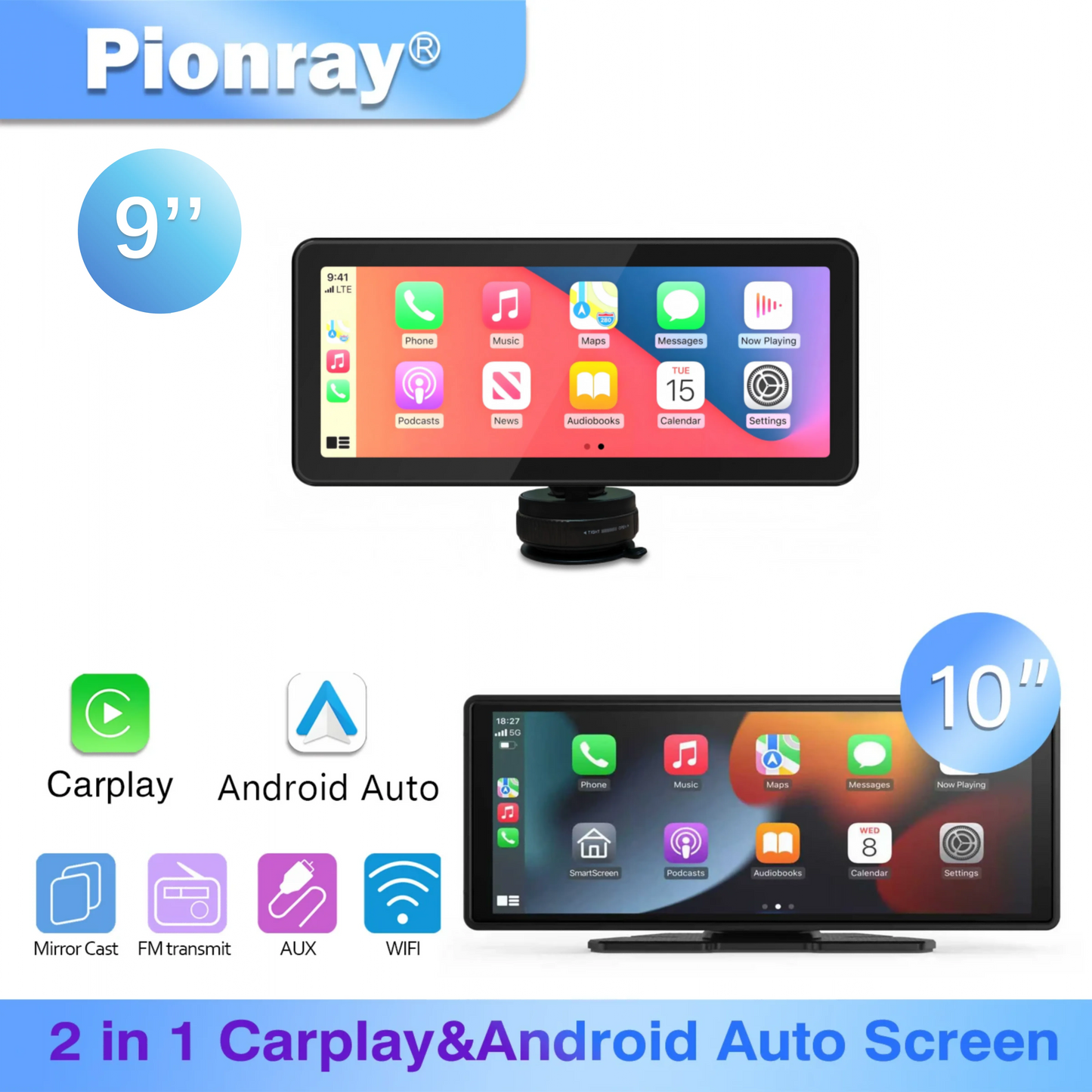 DriveSync™ 10” Wireless CarPlay Big Screen